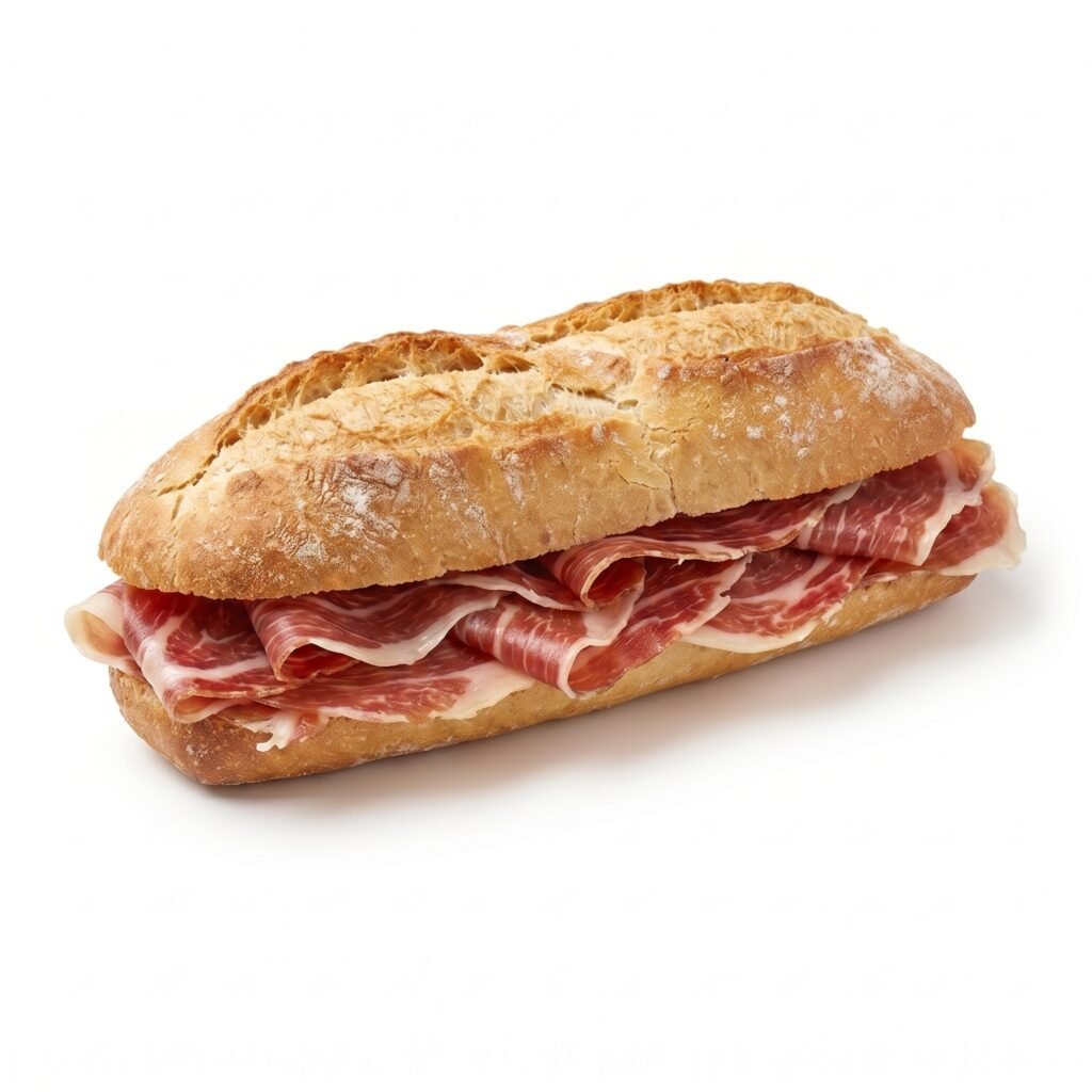 Bocadillo de jamón serrano