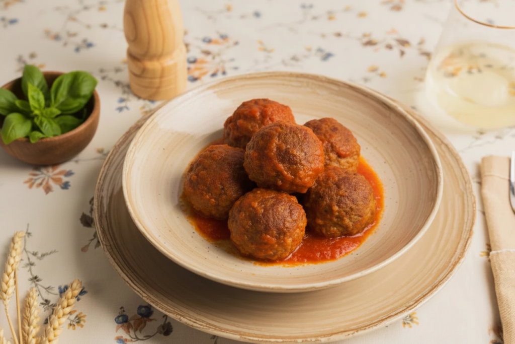 Albondigas en salsa casera