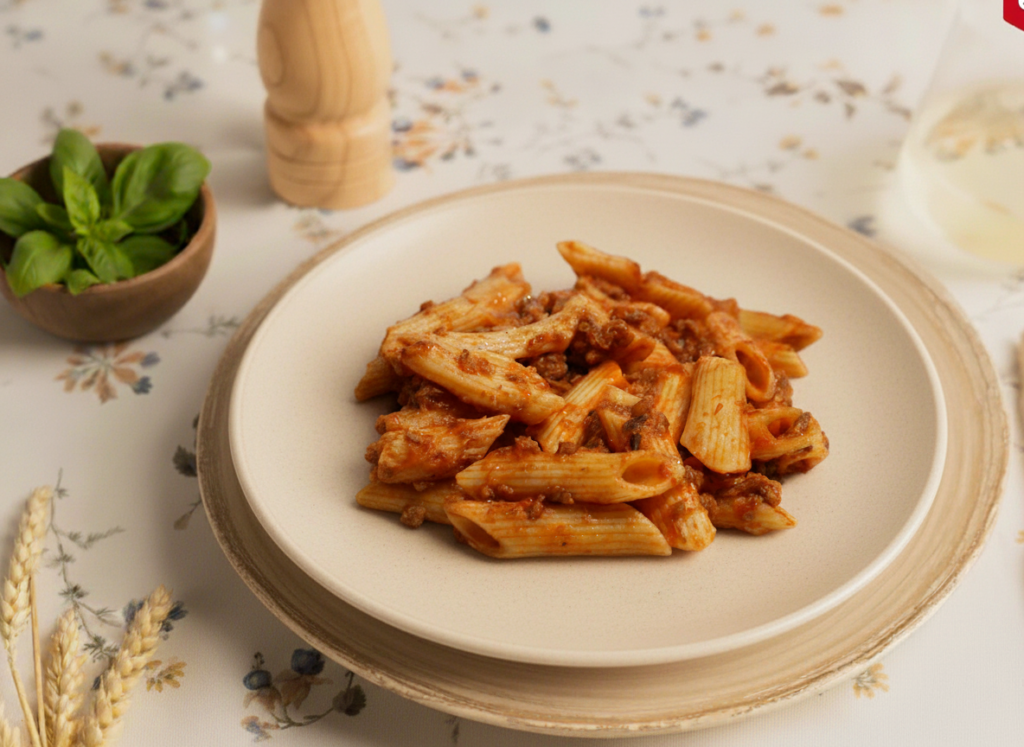 Macarrones a la boloñesa