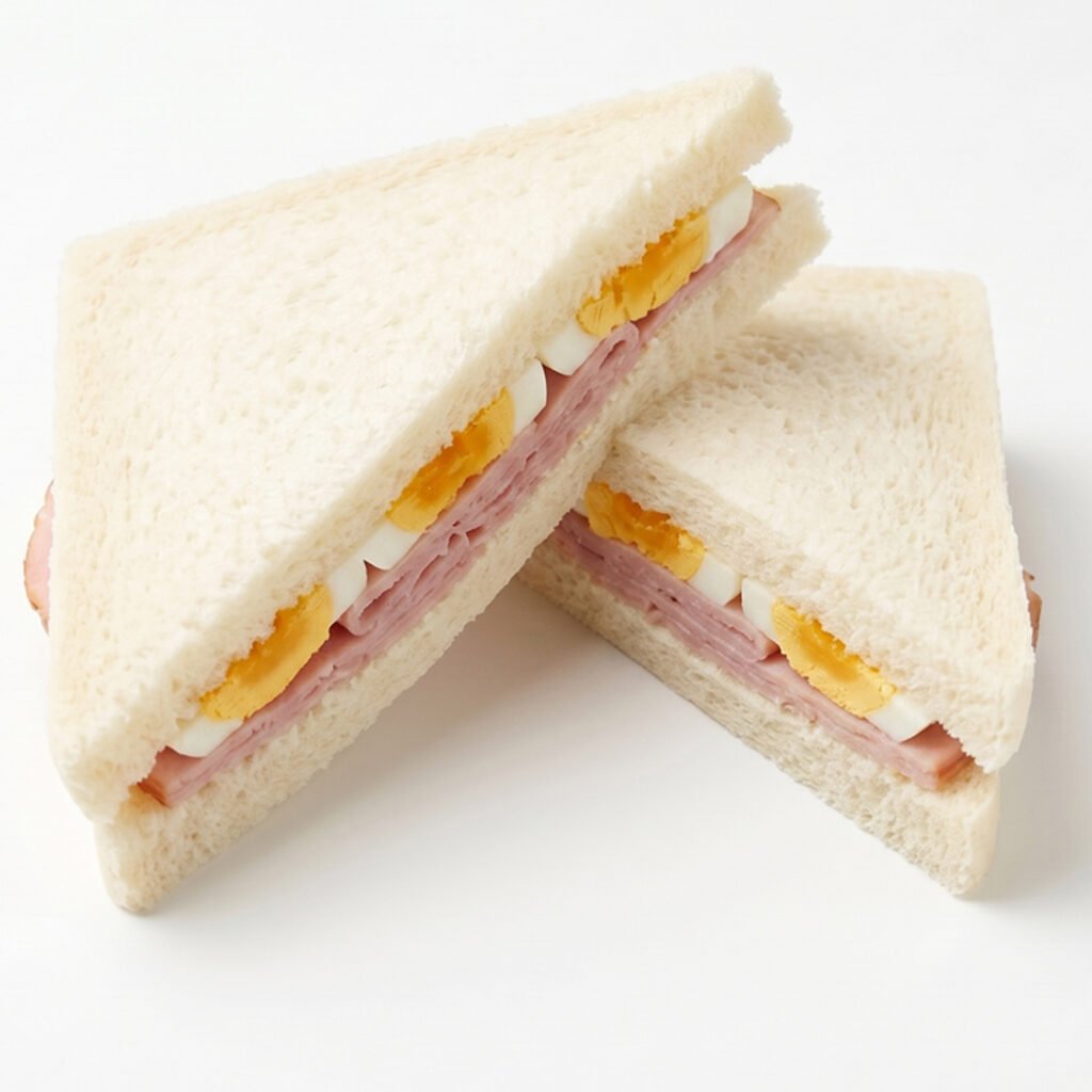 jamón y huevo Sandwich