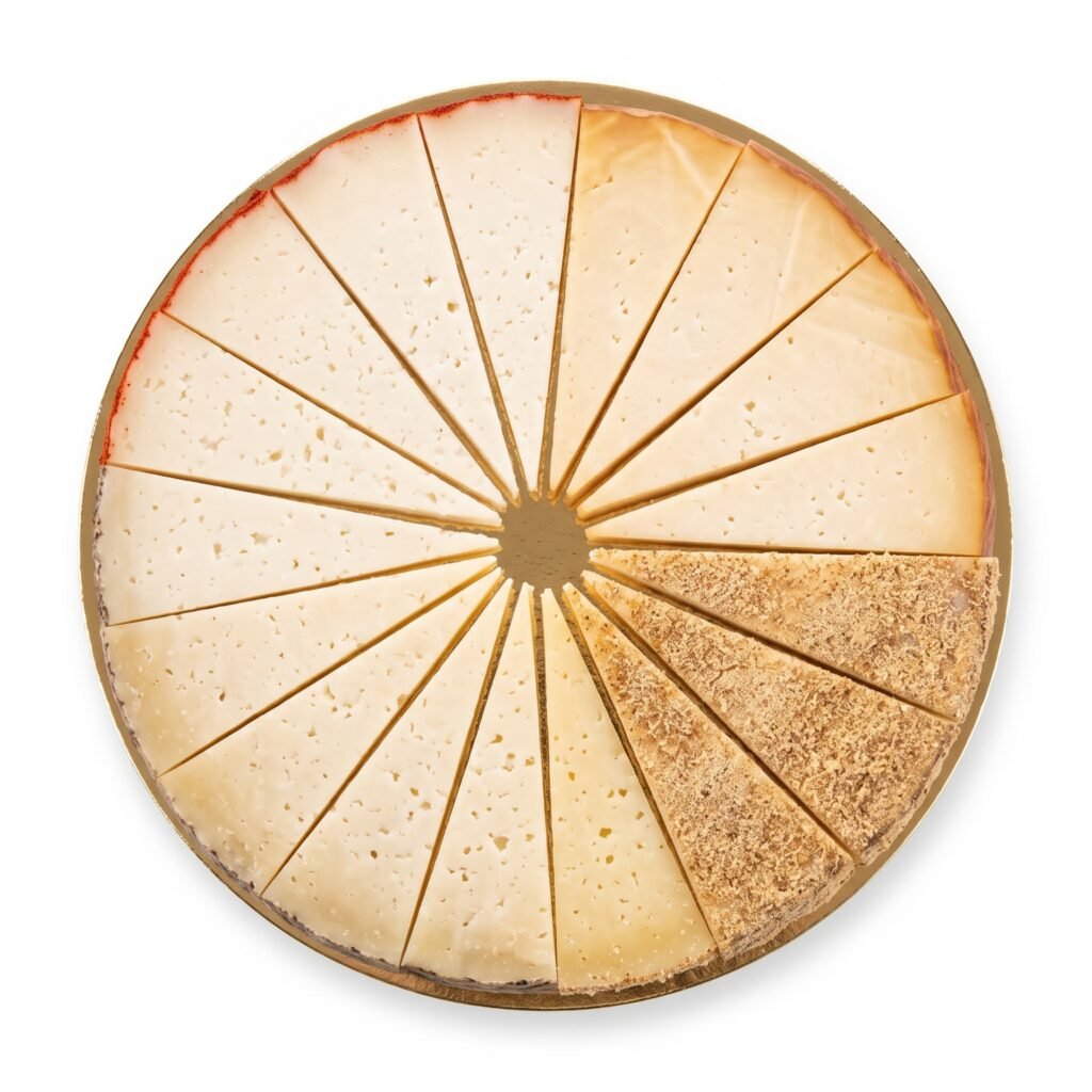 Plato de quesos canarios